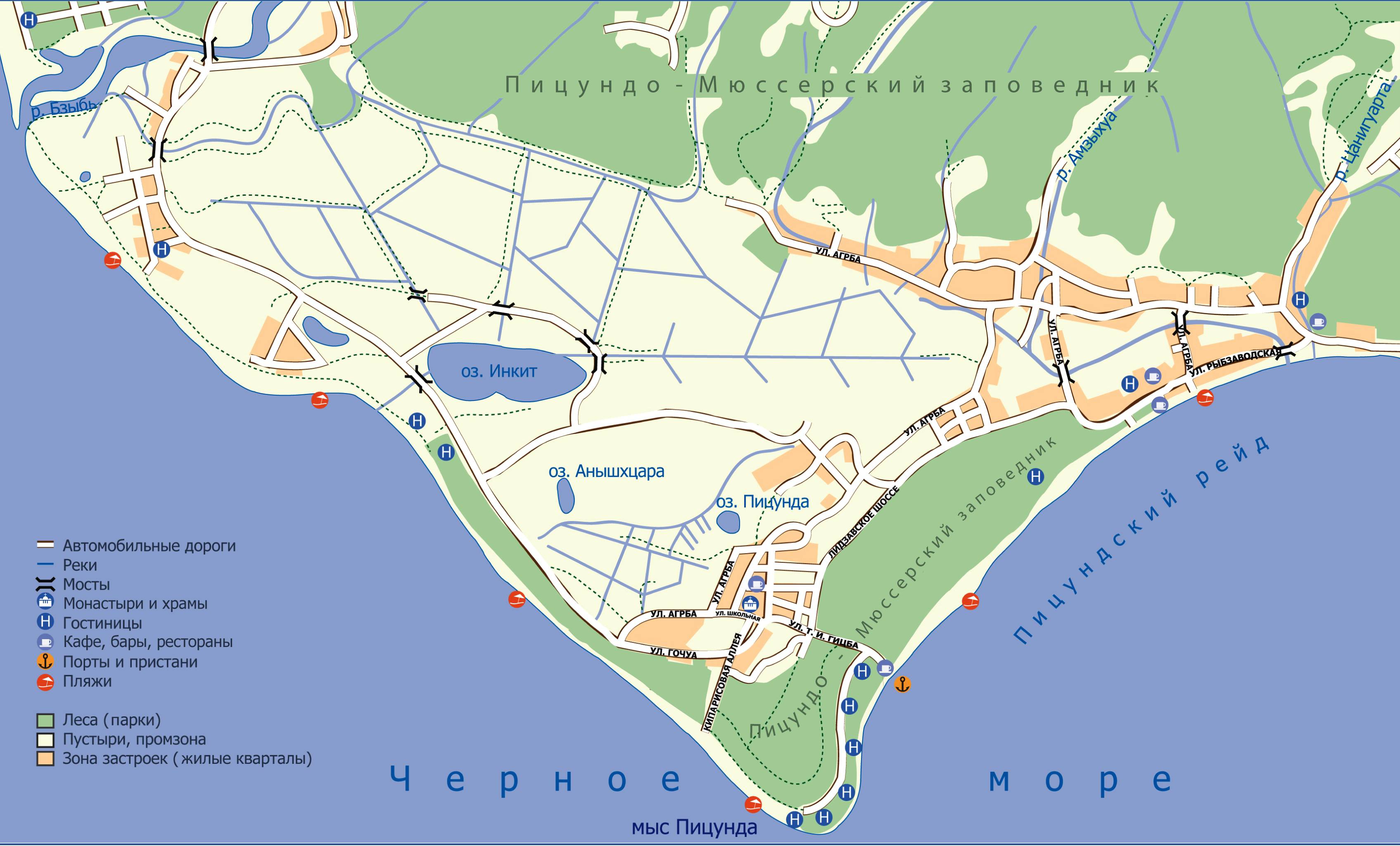 Мюссера абхазия карта