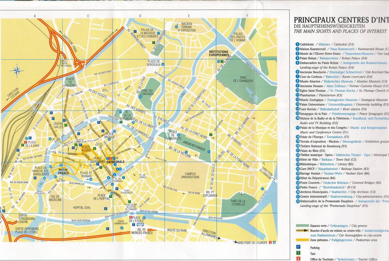 Страсбург карта франции