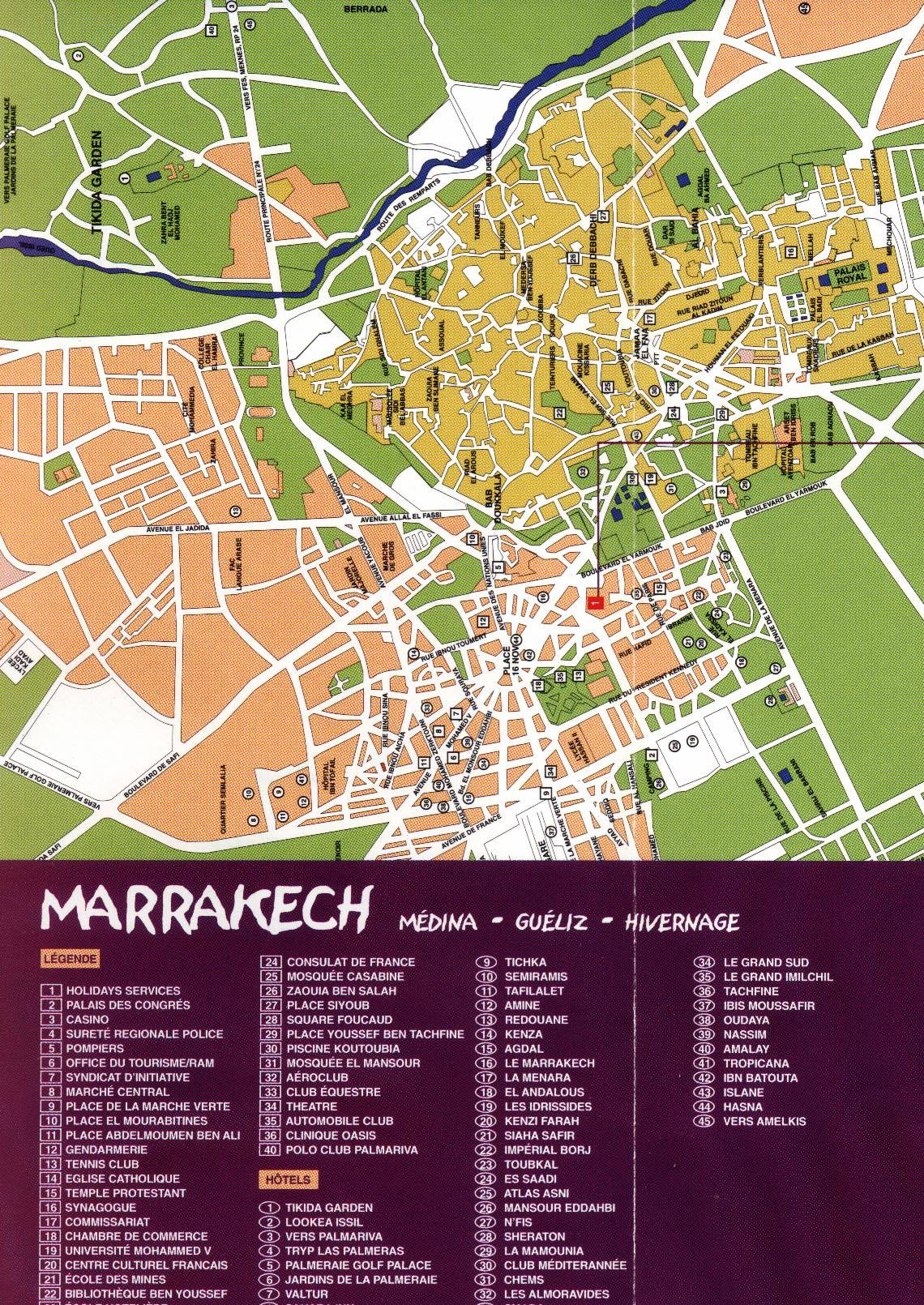 марракеш где находится страна на карте мира