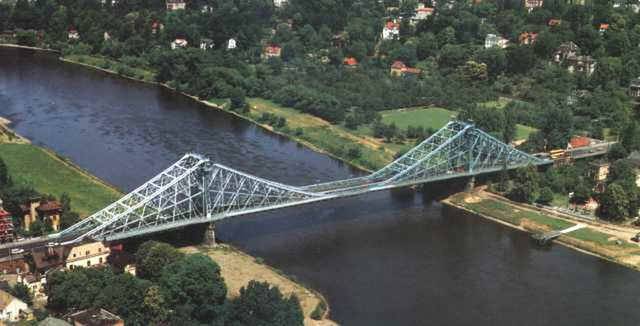 Мост через эльбу в дрездене