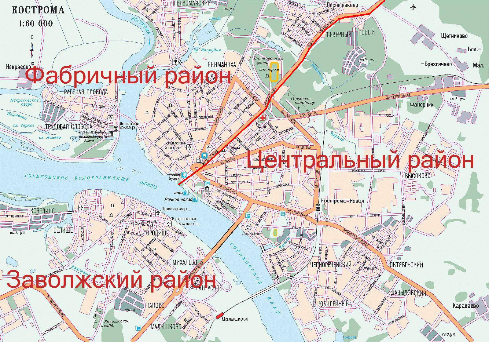 Карта давыдовский кострома
